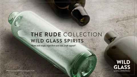Rude Collection 100% Post Consumer Recycled Glass for Spirits