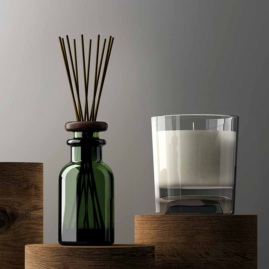 Home, glass, fragrances, and identity